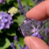 Cristal Facetado de Geometria Sagrada Ametista