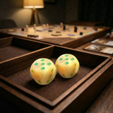 Yellow Jasper Set of 2 Dice