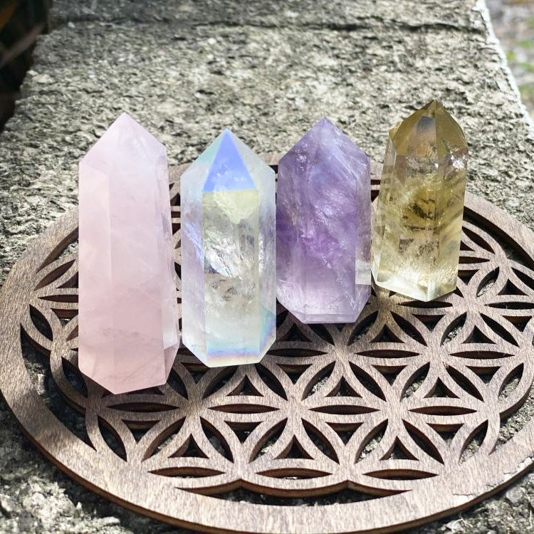 4-Piece Pillars of Quartz Set