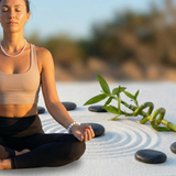 White Howlite & Crystal  Zen Companion Set