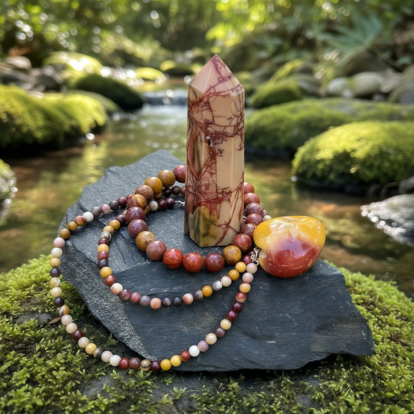 Mookaite Stone of Grounded Strength Set