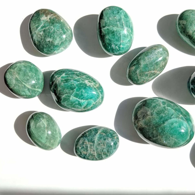 Amazonite Palmstone - palmstone