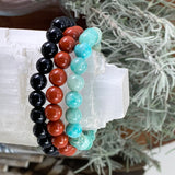 ♑ Capricorn - December 22nd - January 19th - Zodiac Astrology Crystal Bracelets Set