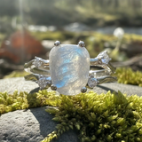 Moonstone & Silver Ring