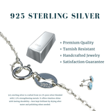 Classic Larimar Silver Stud Earrings