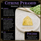 Citrine Pyramid - Small