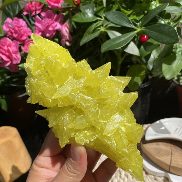 Natural Sulphur Crystal (350grams)  (Item #1025)