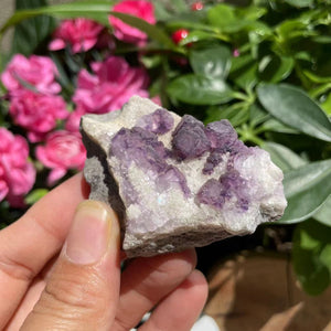 Natural Purple Fluorite Cluster (60grams)  (Item #1029)
