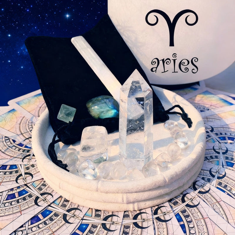 ♓ Aries - Zodiac Crystal Set