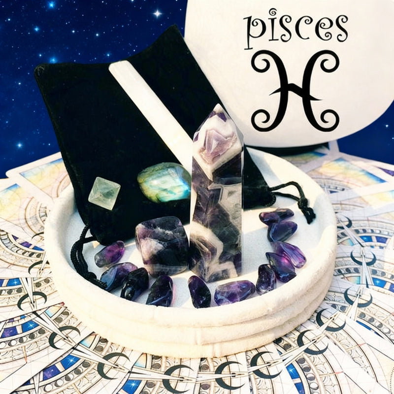 ♓ Pisces - Zodiac Crystal Set