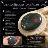 Afrikanischer Blutstein-Palmstein