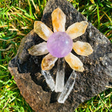 READY Amethyst Crystal Mini Flower Power Kit 🌼 - rawstone