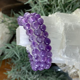 Mala Amethyst Bracelet With Velvet Pouch