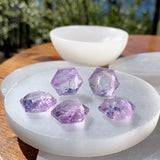 Amethyst Sacred Geometry Faceted Crystal - $5 Deal