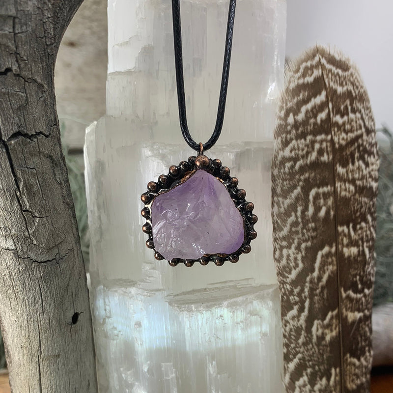 Amethyst Soldered Pendant