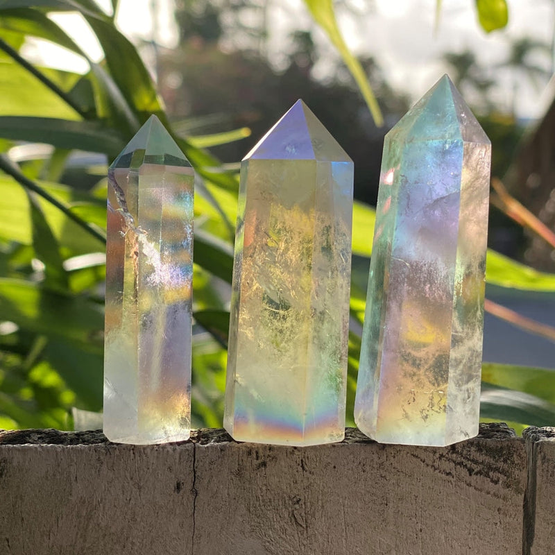 Angel Aura Quartz Wand - wand