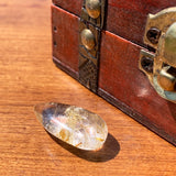 Angel Hair Rutilated Quartz Teardrop Cabochon