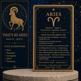 ♈ Væren - 21. mars - 19. april - Zodiac Crystal Fusion-sett med veske