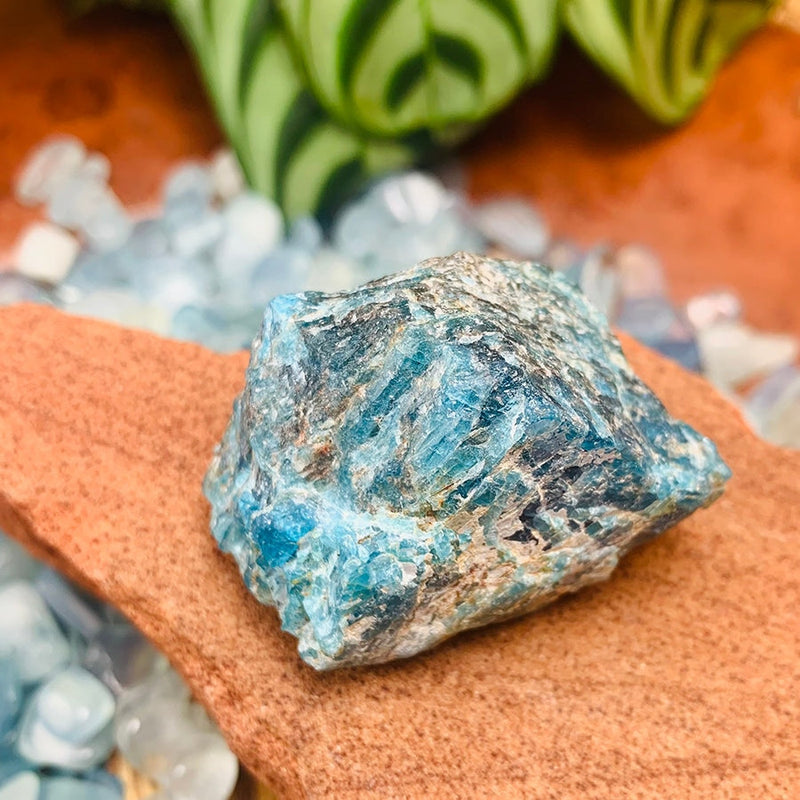 ARRON Blue Apatite Rough Stone - rawstone