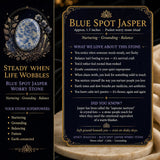 Blue Spot Jasper Worry Stone