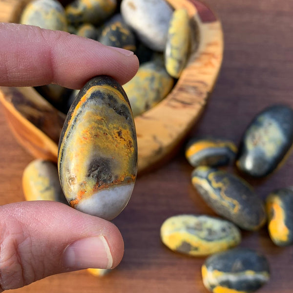 Bumblebee Jasper Tumbled Stone