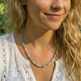 Z ARRON DESIGN Collana con ciondolo in filo di rame Serenity Moonstone