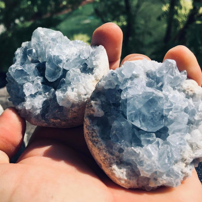 Celestite Geode Cluster