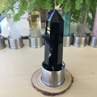 Crystal Insert (for Crystal Point Water Bottles) - Obsidian
