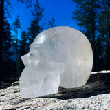 Crystal Quartz Large Skull