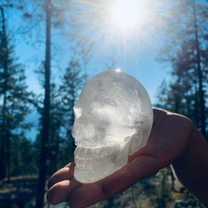 Crystal Quartz Skull (Medium Size)