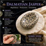 Δαλματίας Jasper Worry Stone
