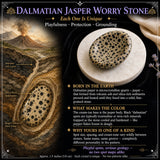 Δαλματίας Jasper Worry Stone