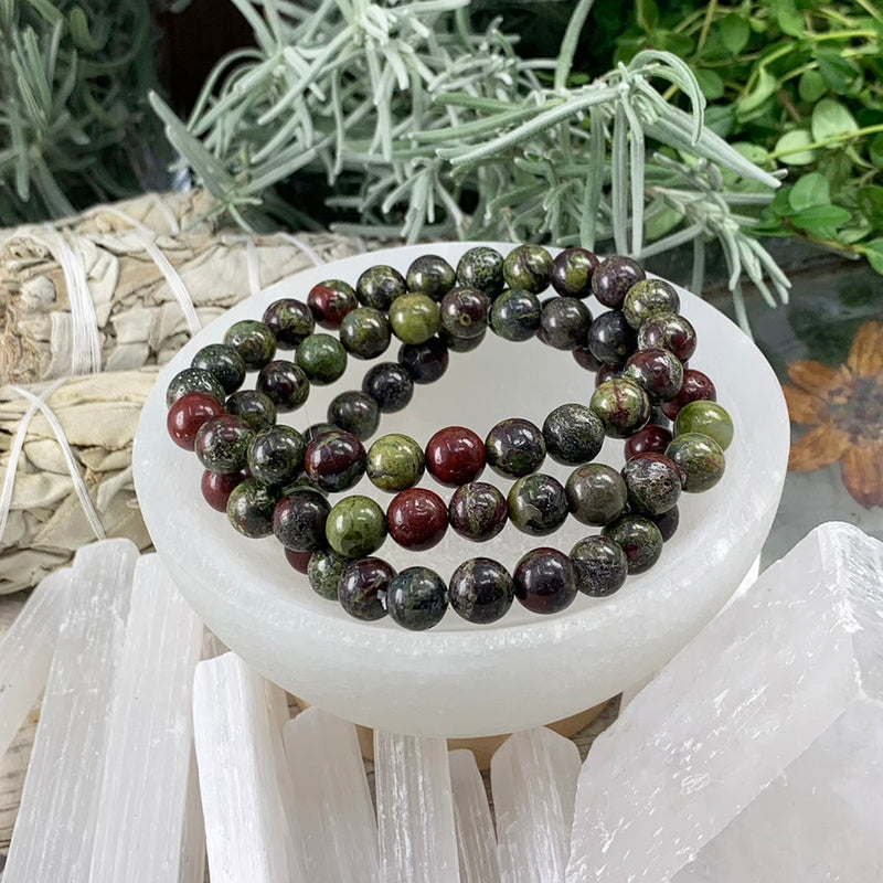 Mala Dragon's Blood Bracelet With Velvet Pouch