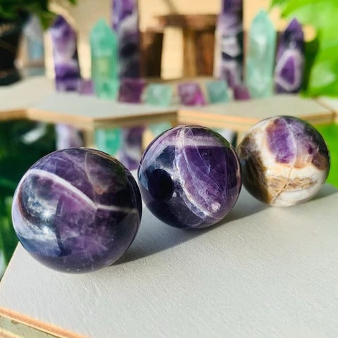 Dream Amethyst Mini-Sphere - Small - sphere