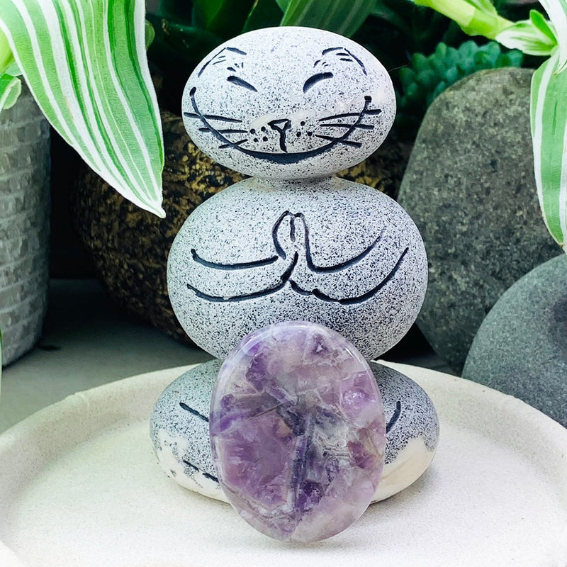 Dream Amethyst Worry Stone - worrystone