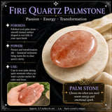 $8 Fire Quartz Palmstone 1-Day-Flash-Sale