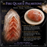 $8 Fire Quartz Palmstone 1-Day-Flash-Sale