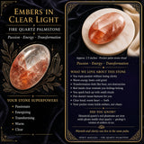 $8 Fire Quartz Palmstone 1-Day-Flash-Sale