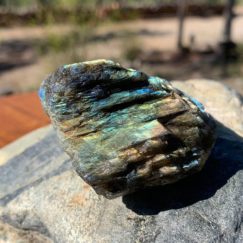 Flashy Labradorite Natural Stone