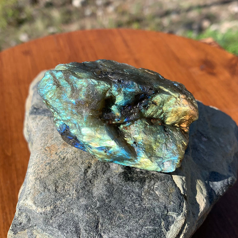 Flashy Labradorite Natural Stone