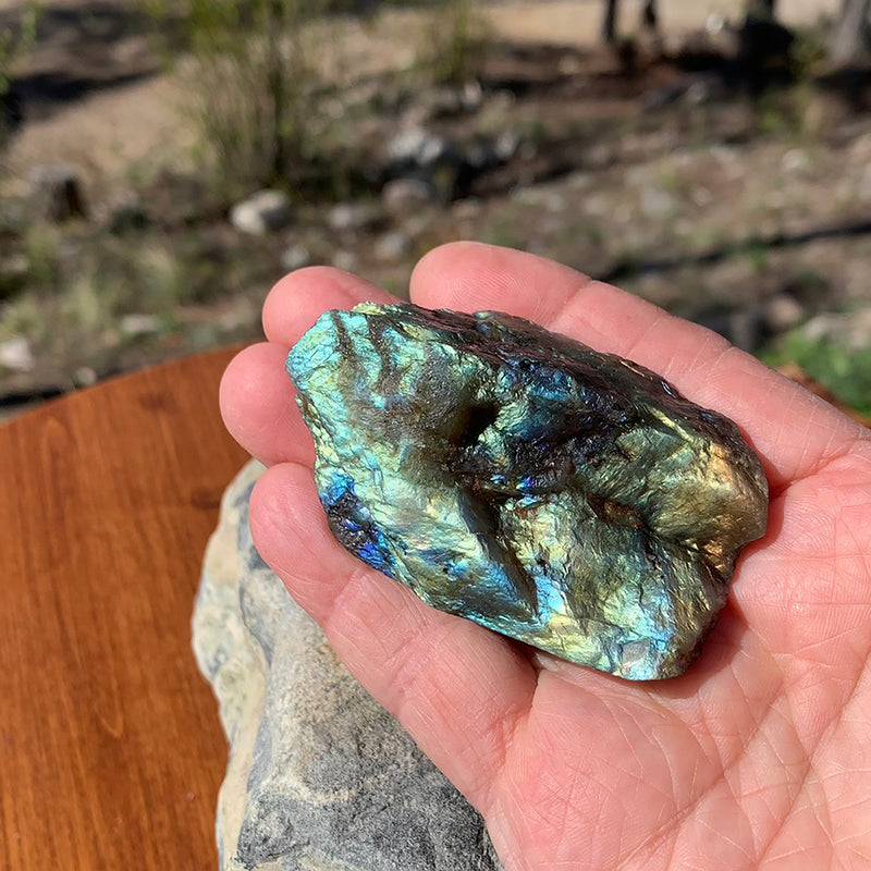 Flashy Labradorite Natural Stone