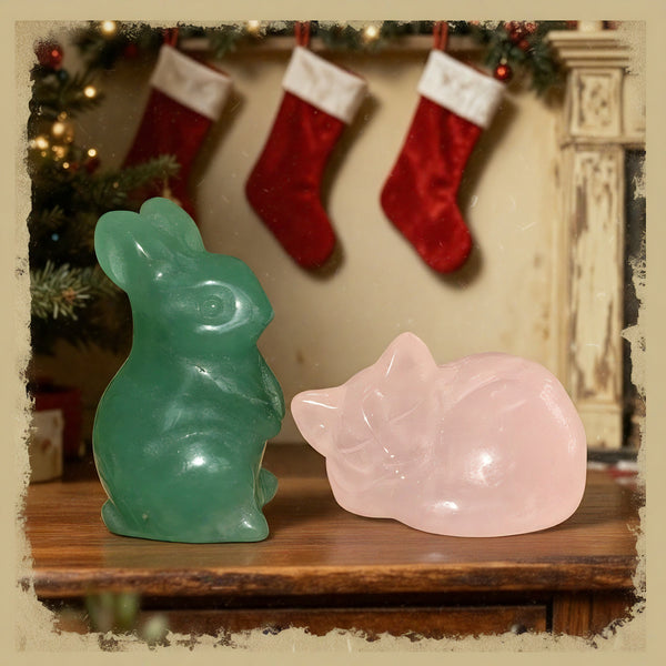 🐇 Sweetheart Holiday Critter Duo 🐈