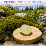 Citrin tumlad sten