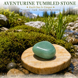 Aventurijn tuimelde steen
