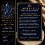 Lapislazzuli Worry Stone