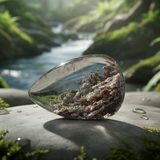 Garden Quartz - Lodolite - Teardrop Cabochon