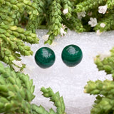 Black Friday - Earrings - Malachite Studs