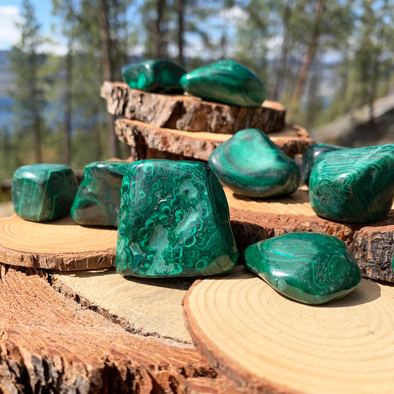 Malachite Tumbled Stone