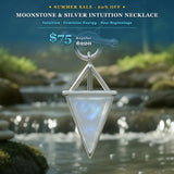 Z ARRON DESIGN Serenity Moonstone koppartråd hängande halsband