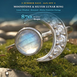 Ogrlica z obeskom iz bakrene žice Z ARRON DESIGN Serenity Moonstone
